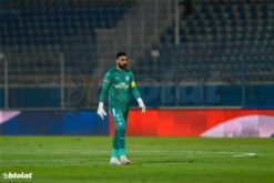 صورة لأحمد الشناوي حارس مرمى بيراميدز