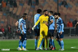 صورة لأحمد الشناوي حارس مرمى بيراميدز