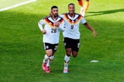 لاعبو ألمانيا يحتفلون بهدف الفوز على ساحل العاج في كأس العالم 2026