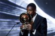 عثمان ديمبلي لاعب باريس سان جيرمان يحتفل بهدف